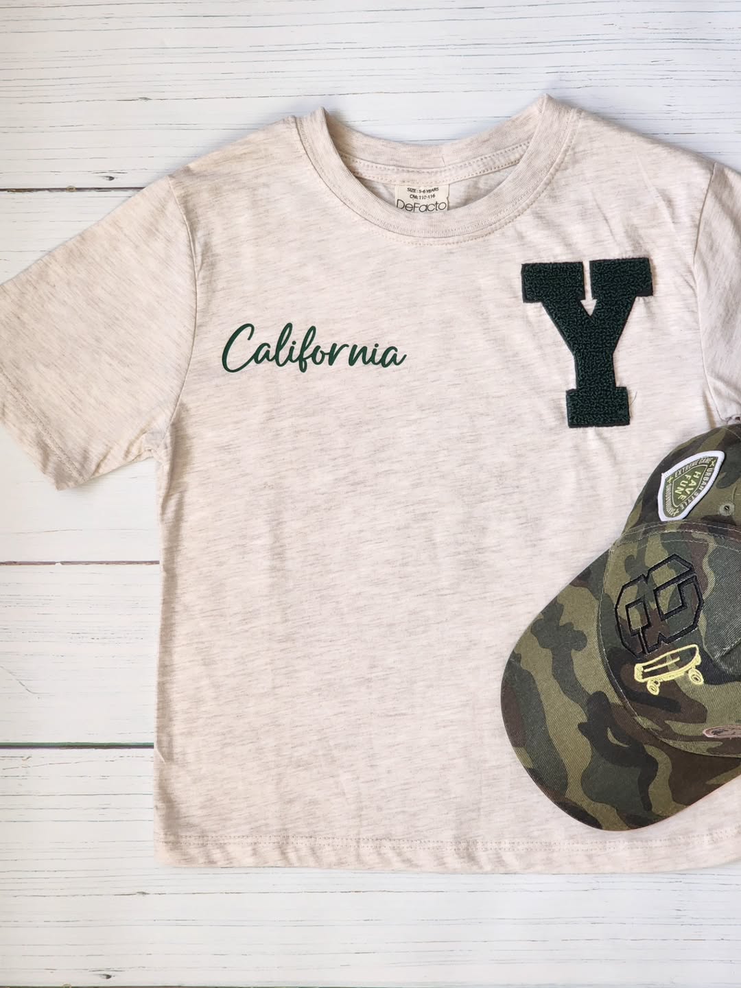 تیشرت یقه گرد نخ پنبه السی وایکیکی