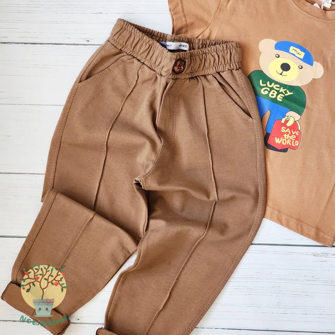 شلوار کمرکش مام فیت جودون